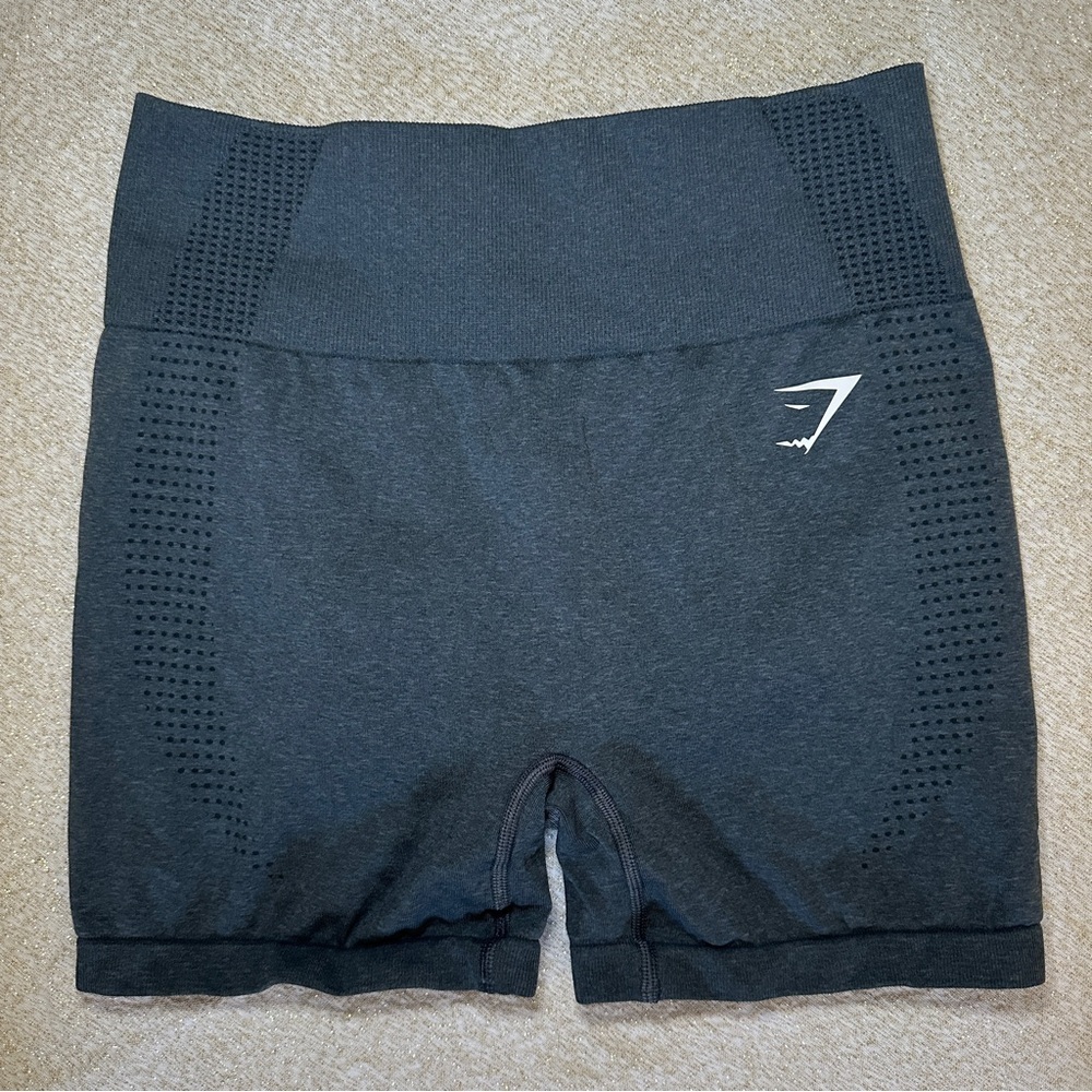 Gymshark Women's Dark Gray Bike Shorts